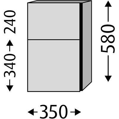 Sanipa 3-Wege Unterschrank 35 cm, 2 Auszüge Sanipa 3-Wege Unterschrank 35 cm, 2 Auszüge