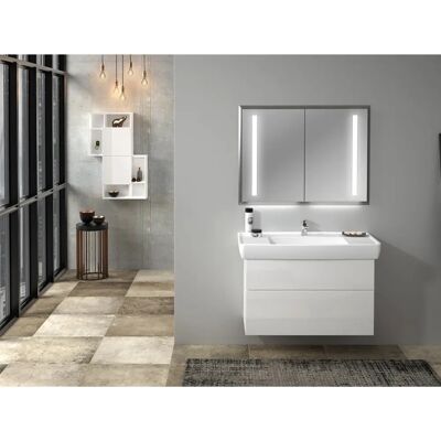Sanipa BS75967 Waschtischunterbau für Laufen Pro A - 2 Auszüge, Sandgrau-Matt Sanipa BS75967 Waschtischunterbau für Laufen Pro A - 2 Auszüge, Sandgrau-Matt