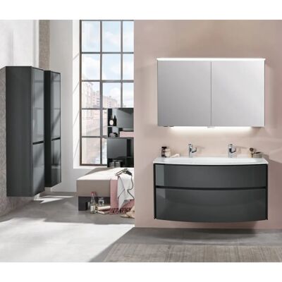 Sanipa - Twiga SY10167 - Sandgrau-Matt - 2 Türen - Tall cabinet Sanipa - Twiga SY10167 - Sandgrau-Matt - 2 Türen - Tall cabinet