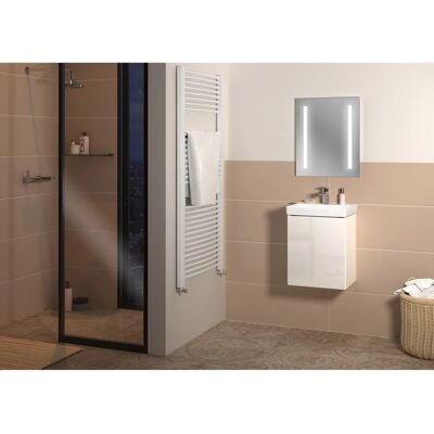 Sanipa 3way Waschtischunterbau für Keramik-Waschtisch Avento 45 cm - Unterschrank, Schwarz-Matt, 1 Tür, Aufsatzgriff Sanipa 3way Waschtischunterbau für Keramik-Waschtisch Avento 45 cm - Unterschrank, Schwarz-Matt, 1 Tür, Aufsatzgriff