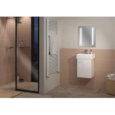 Sanipa Eiche-Nordic Waschtischunterbau - Türanschlag rechts - Für Duravit Dura Square 45 cm Sanipa Eiche-Nordic Waschtischunterbau - Türanschlag rechts - Für Duravit Dura Square 45 cm
