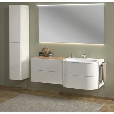 Sanipa - 3way Hochschrank - 35 cm - Anthrazit-Glanz - Bathroom cabinet Sanipa - 3way Hochschrank - 35 cm - Anthrazit-Glanz - Bathroom cabinet