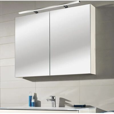 Sanipa Milla 100 Eiche Natural-Touch Spiegelschrank - Badezimmermöbel Sanipa Milla 100 Eiche Natural-Touch Spiegelschrank - Badezimmermöbel