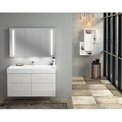 Sanipa Eiche-Arizona Wandwaschtisch - Badezimmer Unterschrank Sanipa Eiche-Arizona Wandwaschtisch - Badezimmer Unterschrank