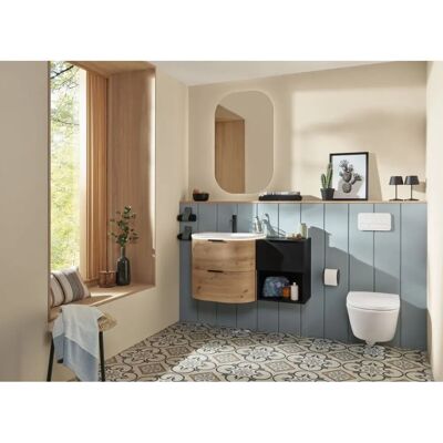 Sanipa 4balance Keramik-Set mit 2 Schubladen und LED - Badezimmer Set Sanipa 4balance Keramik-Set mit 2 Schubladen und LED - Badezimmer Set