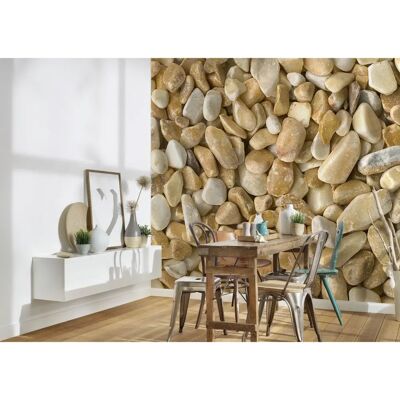ARCHITECTS PAPER Pebble Stone Beige - Tapete - 4m x 2,7m - Steinoptik ARCHITECTS PAPER Pebble Stone Beige - Tapete - 4m x 2,7m - Steinoptik