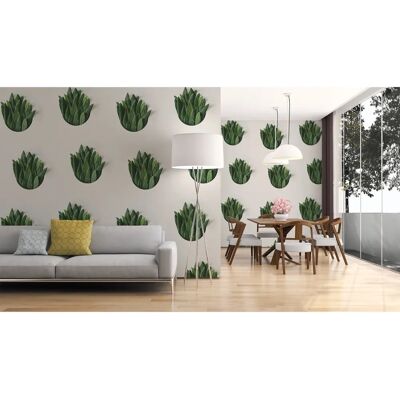 ARCHITECTS PAPER - Leaf Pattern - Grün/Weiß - Wallpaper ARCHITECTS PAPER - Leaf Pattern - Grün/Weiß - Wallpaper