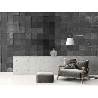 ARCHITECTS PAPER Mosaikfliesen 1 Grau Tapete - Tapete ARCHITECTS PAPER Mosaikfliesen 1 Grau Tapete - Tapete