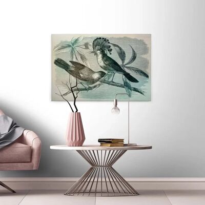 A.S. CREATION - vintage birds - 90x60 cm - Landschaft multicolor - Leinwanddruck A.S. CREATION - vintage birds - 90x60 cm - Landschaft multicolor - Leinwanddruck