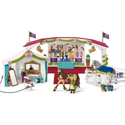 Schleich Horse Club Stor Hesteshow Legesæt med Tilbehør Schleich Horse Club Stor Hesteshow Legesæt med Tilbehør