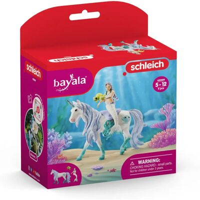 Schleich Mermaid Model on Sea Unicorn - Children's Toy Schleich Mermaid Model on Sea Unicorn - Children's Toy