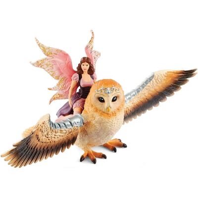 Schleich Fairy in Flight on Glam-Owl - Fantasy Figure Schleich Fairy in Flight on Glam-Owl - Fantasy Figure
