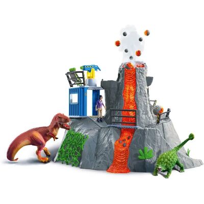 Schleich Dinosaur Volcano Expedition Base Camp Toy Playset Schleich Dinosaur Volcano Expedition Base Camp Toy Playset