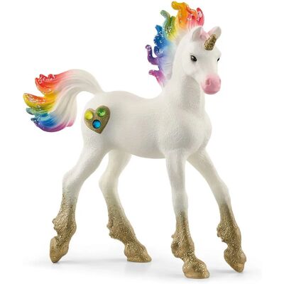 Schleich Rainbow Love Enhjørning Føll Legetøj - Flerfarvet - 5-12 År Schleich Rainbow Love Enhjørning Føll Legetøj - Flerfarvet - 5-12 År