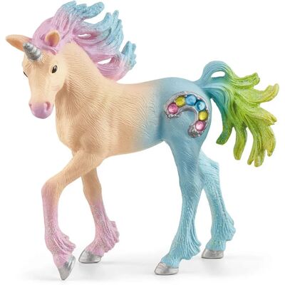 Schleich Marshmallow Unicorn Foal - Multicolour Toy Figure Schleich Marshmallow Unicorn Foal - Multicolour Toy Figure