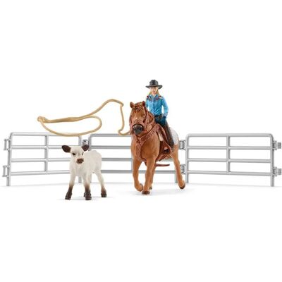 Schleich Cowgirl Modell - Gårdleke Spillsett Schleich Cowgirl Modell - Gårdleke Spillsett
