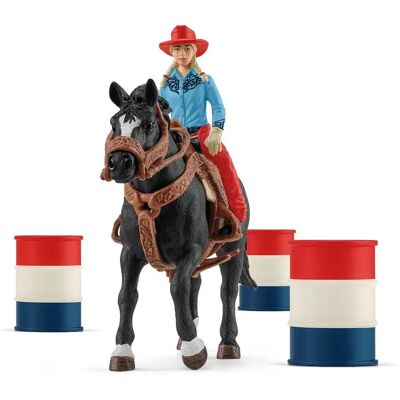 Model kovbojky Schleich - Farmářský set rodeo Model kovbojky Schleich - Farmářský set rodeo