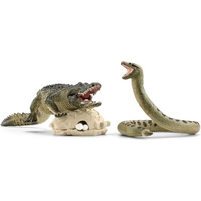 Schleich Wild Life Alligator & Anakonda Spielset Schleich Wild Life Alligator & Anakonda Spielset