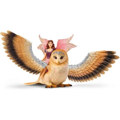Schleich Fe i flugt på Glam-owl legetøjsfigur - Legetøjsfigur Schleich Fe i flugt på Glam-owl legetøjsfigur - Legetøjsfigur