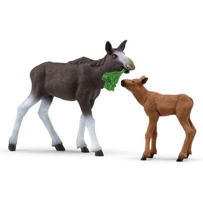 Schleich Wild Life 42629 Mutter-Elch und Kalb Spielset Schleich Wild Life 42629 Mutter-Elch und Kalb Spielset