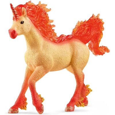 Schleich Unicórnio de Fogo - Figura de Brinquedo para Crianças 5-12 - Bayala Schleich Unicórnio de Fogo - Figura de Brinquedo para Crianças 5-12 - Bayala
