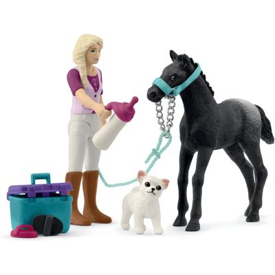 Set di gioco Schleich Horse Club 42755 - Cavallo, Puledro & Accessori Set di gioco Schleich Horse Club 42755 - Cavallo, Puledro & Accessori