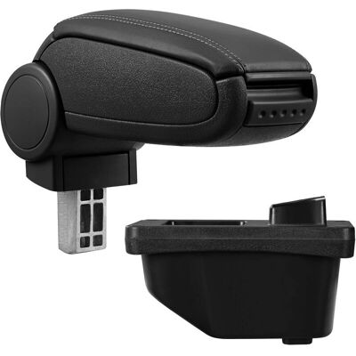 Pro.tec Mittelarmlehne für Peugeot 308 I - Schwarz, Klappbar, mit Stauraum Pro.tec Mittelarmlehne für Peugeot 308 I - Schwarz, Klappbar, mit Stauraum