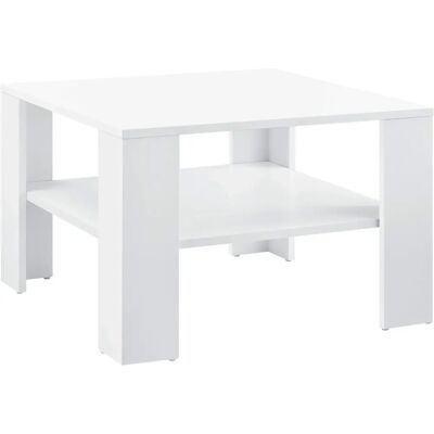 en.casa Table Basse Aachen avec Étagère - 60x60x40 cm - Publicité en.casa Table Basse Aachen avec Étagère - 60x60x40 cm - Publicité