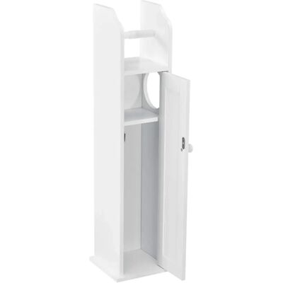 en. Casa Badezimmer-Schrank - 78x20x18 cm - Weiß - Stauraum & Toilettenpapierhalter en. Casa Badezimmer-Schrank - 78x20x18 cm - Weiß - Stauraum & Toilettenpapierhalter