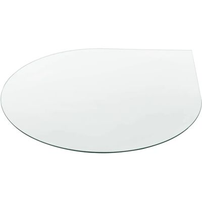 neu.haus Glasplatte - Tropfenform - Ø 900 X 6mm - Sicherheitsglas - Klar neu.haus Glasplatte - Tropfenform - Ø 900 X 6mm - Sicherheitsglas - Klar