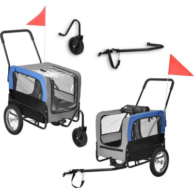 PRO.TEC Fahrradanhänger für Hunde - 143x67x96cm, 20kg Max PRO.TEC Fahrradanhänger für Hunde - 143x67x96cm, 20kg Max
