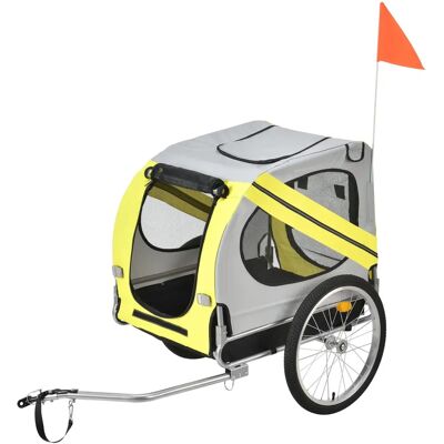 Remorque vélo PRO.TEC pour animaux - 26kg max - Publicité Remorque vélo PRO.TEC pour animaux - 26kg max - Publicité