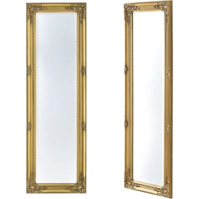 en.casa Espelho de Corpo Inteiro - Estilo Barroco, Ouro en.casa Espelho de Corpo Inteiro - Estilo Barroco, Ouro