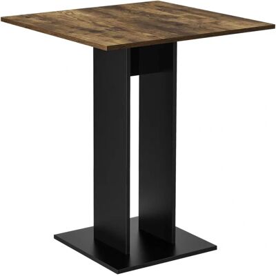 en.casa en.casa Mesa de Jantar Quadrada Noz e Preto - Mesa de Jantar en.casa en.casa Mesa de Jantar Quadrada Noz e Preto - Mesa de Jantar