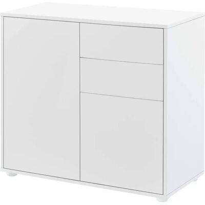 en.casa Estante Branca Opaca - 74x79x36 cm en.casa Estante Branca Opaca - 74x79x36 cm