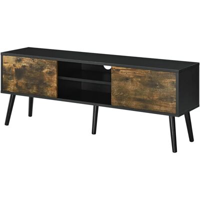 en.casa Eskilstuna Support TV - Effet Bois Foncé - 120x30x47cm - Publicité en.casa Eskilstuna Support TV - Effet Bois Foncé - 120x30x47cm - Publicité