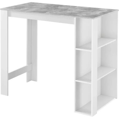 en.casa Table de Bar Danderyd Moderne - 3 Étagères 120x60x105,5cm - Publicité en.casa Table de Bar Danderyd Moderne - 3 Étagères 120x60x105,5cm - Publicité