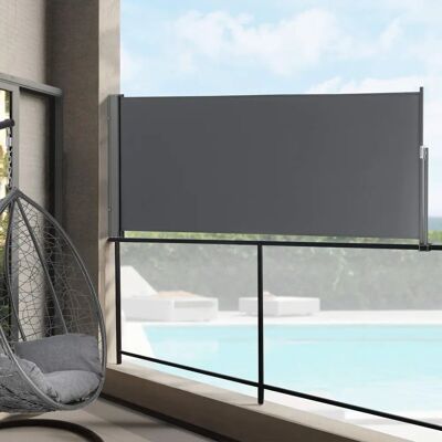 Pro.tec - Ausziehbarer Seitenschirm 120x300cm - Witterungsbeständig Pro.tec - Ausziehbarer Seitenschirm 120x300cm - Witterungsbeständig