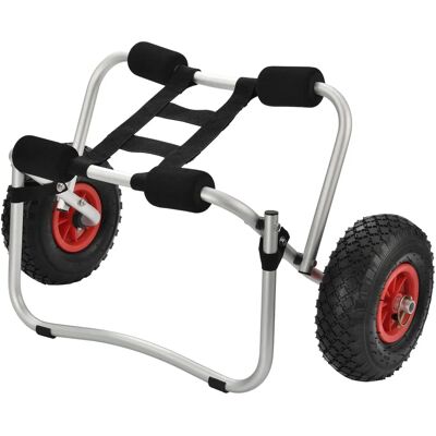 In.tec Chariot en Aluminium pour Kayak - Léger & Pliable - 72x31x44cm - 70kg Max - Publicité In.tec Chariot en Aluminium pour Kayak - Léger & Pliable - 72x31x44cm - 70kg Max - Publicité