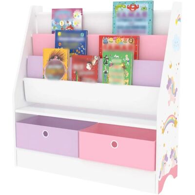 en.casa Neda Einhorn Kinderregal - Bücherregal für Kinder en.casa Neda Einhorn Kinderregal - Bücherregal für Kinder
