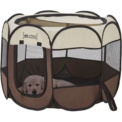 en.casa Hundelaufstall Telford 43x74x74cm klappbar en.casa Hundelaufstall Telford 43x74x74cm klappbar
