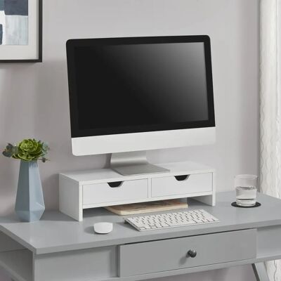 EN.CASA Monitorhalterung Mänttä Weiß Ergonomisch EN.CASA Monitorhalterung Mänttä Weiß Ergonomisch