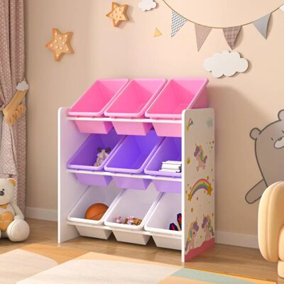 Estantería de Unicornio Encantado - Organizador para Habitación Infantil Estantería de Unicornio Encantado - Organizador para Habitación Infantil