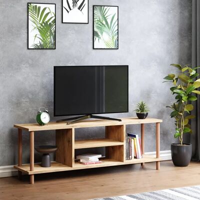 en.casa - Holz TV-Bank 43x120x29cm - Moderner Möbel en.casa - Holz TV-Bank 43x120x29cm - Moderner Möbel