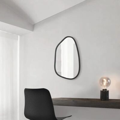 de.casa Filiano Wandspiegel - Schwarzer MDF Rahmen 80x58 cm de.casa Filiano Wandspiegel - Schwarzer MDF Rahmen 80x58 cm