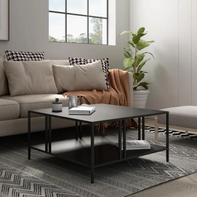 en.casa Kumlinge Couchtisch - Quadratisch, Metall, 40x80x80cm en.casa Kumlinge Couchtisch - Quadratisch, Metall, 40x80x80cm