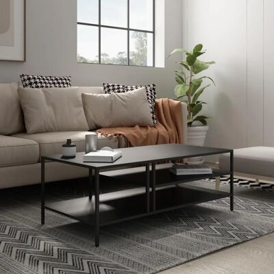 EN.CASA Kumlinge Couchtisch - Rechteckig Metall 2 Regale EN.CASA Kumlinge Couchtisch - Rechteckig Metall 2 Regale