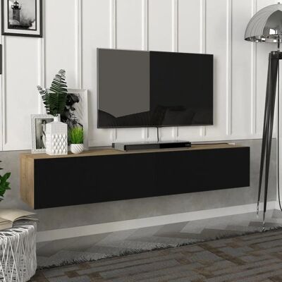 en.casa Toivakka Mueble de TV de Pared - Ahorro de Espacio y Moderno en.casa Toivakka Mueble de TV de Pared - Ahorro de Espacio y Moderno