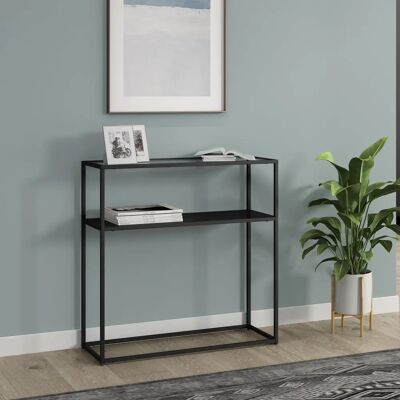 Mesa consola Kuhmo con estante - Negro - Entrada, Sala, Dormitorio Mesa consola Kuhmo con estante - Negro - Entrada, Sala, Dormitorio