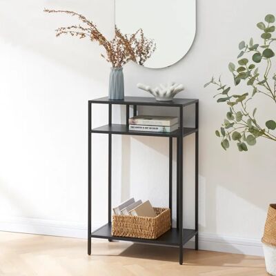en.casa Mesa consola Kumlinge - Acero, Negro, 85x55x30cm en.casa Mesa consola Kumlinge - Acero, Negro, 85x55x30cm